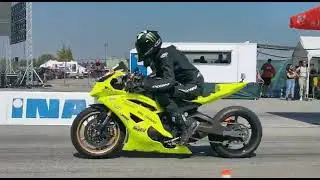 Yamaha R6 vs Yamaha R6 osijek street race show