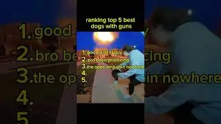 top 5 best dogs with guns#ranking #rankingvideo #shortsfeed #shorts