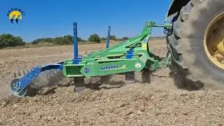 SUBSOLADOR 9 BRAZOS CON BRAZOS DESPLAZADOS EN 3 LÍNEAS / AGROMET EJEA / MAQUINARIA AGRÍCOLA