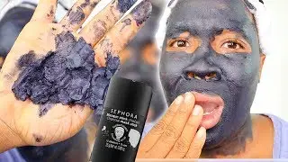 Я ПОПРОБОВАЛА МАСКУ-СТИК Sephora Charcoal! МАСКА-СТИК ДЛЯ ЛИЦА SEPHORA? УХОД ЗА КОЖЕЙ SEPHORA!