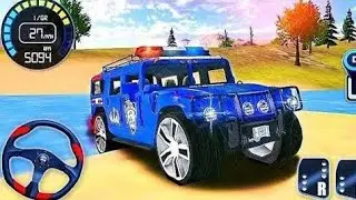 Simulatore di guida di auto da drift della polizia Gioco di auto della polizia