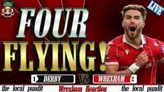 Wrexham 🔴 take Pride Park: 2-1 win over Derby 💥 4th straight victory! 🐉📈 | Wrexham Reaction