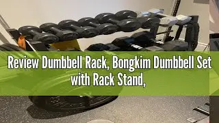 Review Dumbbell Rack, Bongkim Dumbbell Set with Rack Stand, Dumbbells Weights Rack for Home Gym, Wei