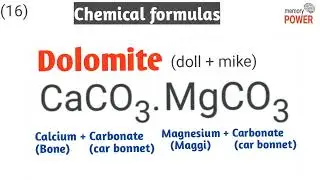 Chemical formula कैसे याद करें। Memory improvement course series part-16