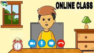 Online class | part 2 | online class comedy | victers | ppmations