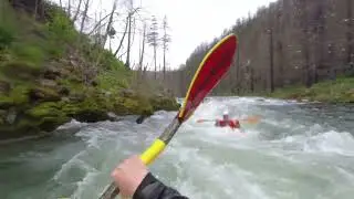 Clackamas River Kayaking - Carnage Run - 2400cfs - 6/8/22