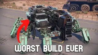 Crossout - Snowfall spider for BFU - [Timelapse]