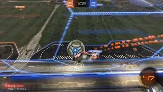 Wavedash on wall dribble set up