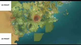 SUMERU whole MAP REVEALED!?  Sumeru map & sumeru LANDSCAPES! #gameplay #genshinimpact #sumeru