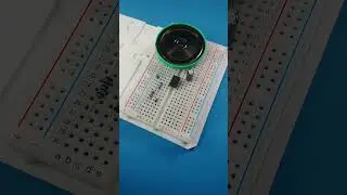 Simple doorbell circuit using NE555 on #breadboard