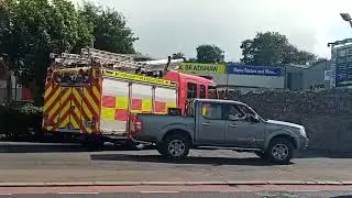 Laois fire and rescue service DAF LF arriving at portlaoise Station after driving training