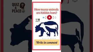 Only 1% Can Find All Animals in This Puzzle! 🔥#shorts #puzzle