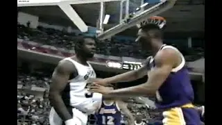 Antoine Carr & Elden Campbell Altercation