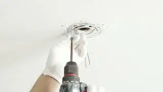 Striped Glass Semi-ceiling Light Installation Video