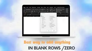 Fill blank cells with zeros or text using Go To.