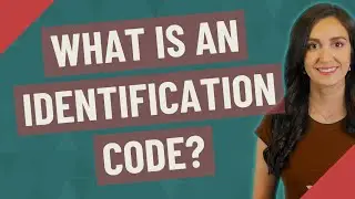 What is an identification code?
