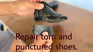 How to fix leaky shoes #shoerepair