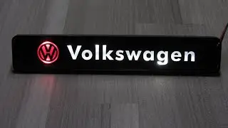Volkswagen VW Lighted Logo Badge Emblem