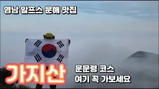 1년동안 #가지산일몰 운해 모음 #영남알프스#가지산#가지산운해