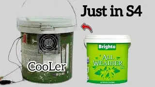 We create a DC12V  air collar fan from color paint box..