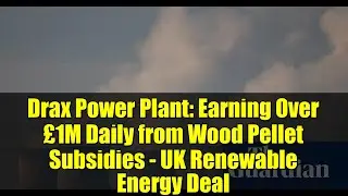 Drax Power Plant: Earning Over &pound;1M Daily from Wood Pellet Subsidies - UK Renewable Energy Deal