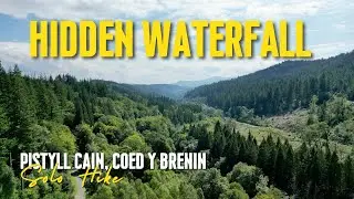 INSANE HIDDEN Waterfall: Pistyll Cain, Coed Y Brenin Forest North Wales