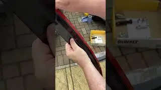 Applying wind deflectors #vanconversion #accessories #vanlife