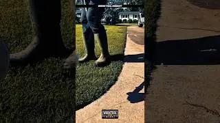 Perfect edge trimming using rotating lawn worktool