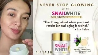Попробуйте крем Gold Advance от SNAILWHITE! Крис Лумагуи и Ина Фелео доверяют ему ⭐️⭐️⭐️⭐️⭐️