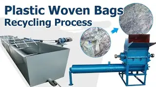 Plastic film recycling line video