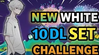 SPECIAL 10 DLS NEW WHITE SET CHALLENGE (NEW SET!!) | Growtopia - Set #366