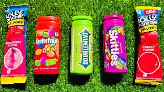 ASMR Crunchy Chocolate & Giant Rainbow Lollipop | Most Popular Candy Unboxing Eating Sounds 2026