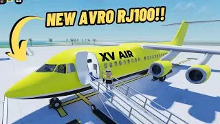 Новое обновление AVRO RJ100 в симуляторе бортпроводников | ROBLOX | AlyXV