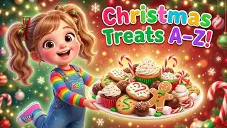 Рождественские сладости от ABC для детей! 🍪 | Учим праздничный алфавит | День 1: Рождественский м...