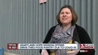 Heartland Hope Mission offers drive-thru pantry due to COVID-19