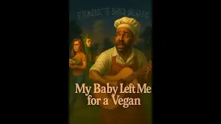 My Baby Left me for a Vegan 🍗 | Blues BBQ Song for Backyard Barbecue Vibes