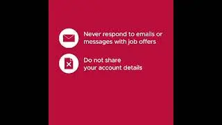 Beware of fake job offers!