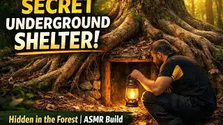 Hidden Life: Building a Secret Underground Modern Shelter Beneath a Forest Tree ASMR Cinematic Build