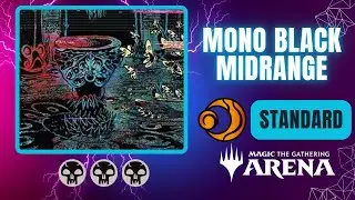 💀💀💀 Mono Black Midrange | Standard | Magic the Gathering Arena Gameplay | ECL | BO1 Lorwyn Eclipsed