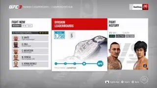 UFC3 Put My Name on the Leaderboard!!! Huge Comeback