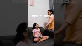 Mother Daughter Fun Moments 💕 | Indian Family Fun #shorts