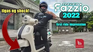 TEST RIDE AND FIRST IMPRESSION | FAZZIO 125 (pinoy version)