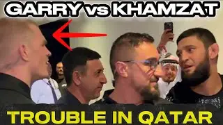 Ian Garry and Khamzat Chimaev get into a tussle backstage UFC Qatar!