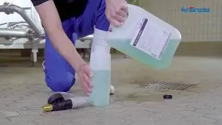 How to use a Kranzle Foam lance for snow foaming