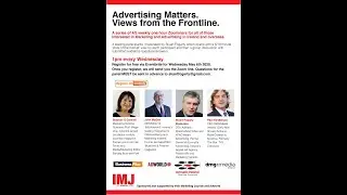 Advertising Matters. Views from the Frontline. May 6th 2020.