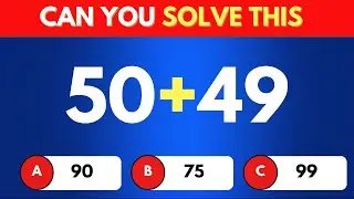 The Ultimate Math Quiz: 50 Sum Questions from Easy to Impossible! 🧠