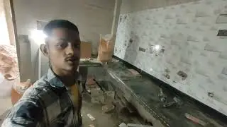 Kitchen Platform Granite Installation | Step-by-Step Full Process🙏