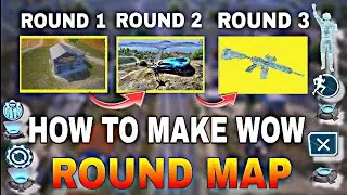 How To Make Wow Rounds Map | WOW Round Map | Round Map Setting |Wow Erangel Round Map | PUBG MOBILE