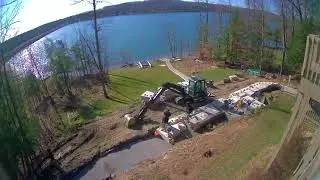 The Great Wall of Treasure Lake - Part 1 - Excavation and Base Installation