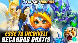 INACREDITAVEL!! Tap Tap Heroes AGORA com RECARGAS GRATIS NA X7GAME! É O MELHOR IDLE RPG EM 2026!?
